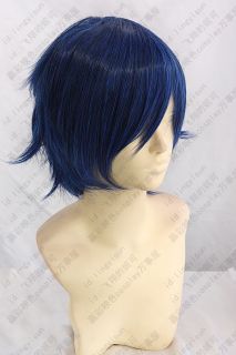 Camellia Big Brother Cosplay Short Blue Black Wigs