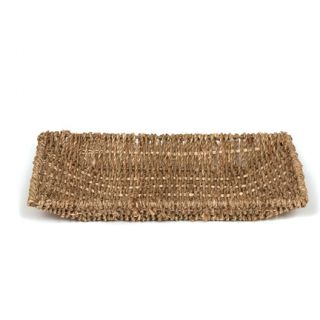 Large Woven Sea Grass Storage Tray Basket