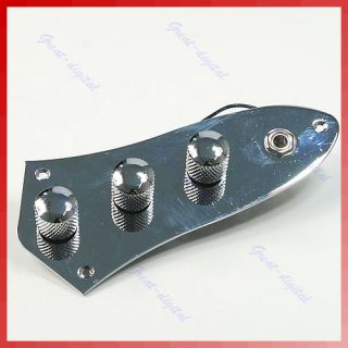   Loaded Control Plate for Fender Jazz Bass Guitar with Knobs