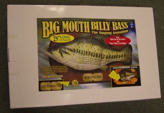 1999 Big Mouth Billy Bass World Record 28 Lunker Motion Activated 