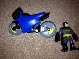   Price Imaginext Batman and Motorcycle for Batcave Bat Cave