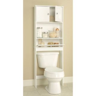   Drop Door Bathroom Toilet Storage Linen Cabinet Spacesaver