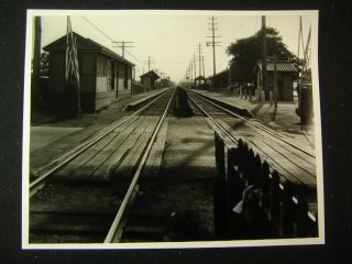 1932 Bellmore Li NY Long Island New York Railroad Station LIRR Photo 