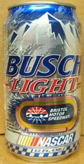 Busch Light Beer Can Bristol Motor Speedway A B Grade 1