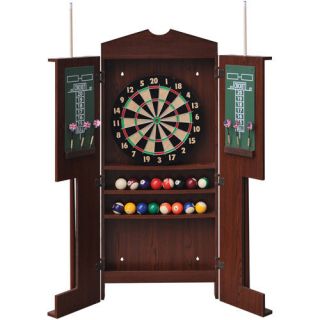 New EastPoint Sports Belvidere Dartboard Cabinet and Cue Rack