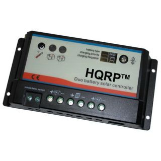 HQRP 12V / 24V 10A Solar Controller Battery Charge DC Regulator 150W 