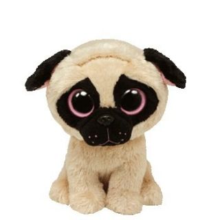 features of ty beanie boos pugsly pug authentic ty beanie boo 