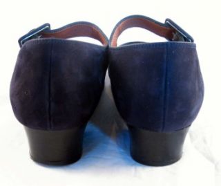 Beautifeel Mary Jane Navy Suede Womens Shoes Size 41 10 10.5