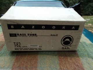 Vtg Bazooka Bass Tube T 82 Series II Speaker System in Box