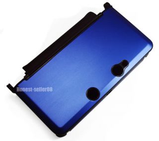 New Blue Plastic Hard Metal Case Cover for Nintendo 3DS