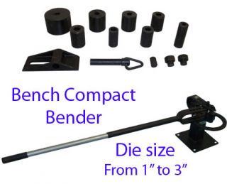 Bench Compact Bender Bending Metal Fabrication Truck Mount Welding w 7 