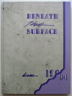 Beneath The Surface 1994 Yearbook Stonehill College North Easton 