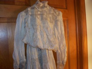 Beautiful Victorian Silk Wedding Dress