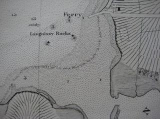   Survey Map Dutch Island Narragansett Bay Jamestown Rhode Island