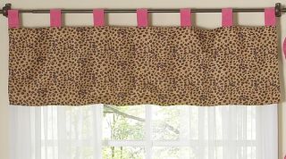 Modern Pink Cheetah Print Girl Crib Baby Bedding 9P Set