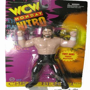 WCW Nitro Chris Benoit Wrestling Figure WWE WWF