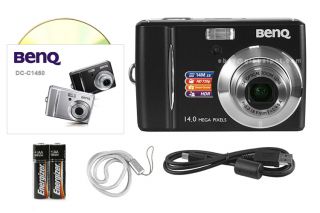 New BenQ C1450 14MP HD Digital Camera 3BONUS Black