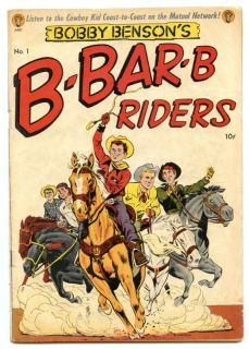 Bobby Bensons B Bar B Riders 1 Scarce in Guide