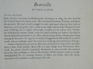 Vintage Bearsville Emil Ganso Print 4398
