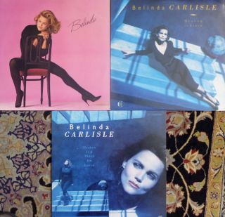 LP LOT BELINDA CARLISLE Belinda Heaven on Earth +12 Version A Place 