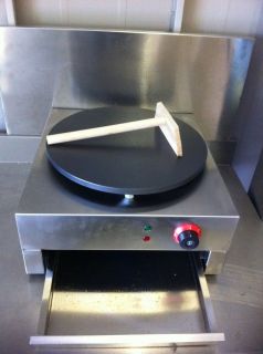 New Single Crepe Maker Pancake Machine Hotplate Electric Fryer Griddle 