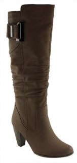 Donna Velenta Beatrice Ladies Womens Boots Shoes Knee High on  