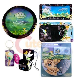 Tinkerbell 12pc Auto Car Seat Covers Accessories Set