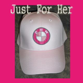 Just for Her Pretty Pink BMW Beemer Baseball Cap Hat