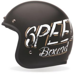 BELL Custom 500 DOT Motorcycle Helmet LARGE Scratch Bonneville & draw 
