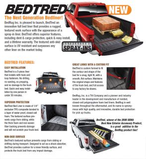 Bedrug Bedtred Truck Bed Tred Rug Carpet Liner 67in Bed