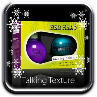 TIGI Bedhead 2012 Talking Texture Christmas Set Small Talk Hard to Get 