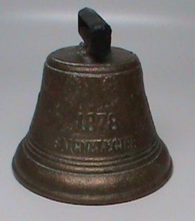 Antique Swiss Chiantel Fondeur 1878 Saignelegier Bell