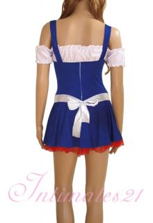 New Wench Swedish Beer Girl Costume Fancy Party Dress Set Carnival 