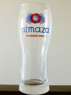 New Almaza Lebanese Pilsner Beer Glasses 8oz Glass