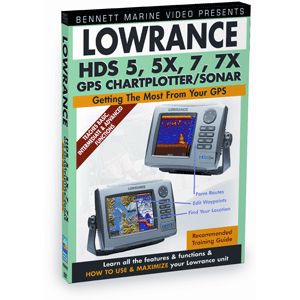 Bennett DVD Lowrance HDS 5 5X 7 7x Plotter Fishfinder