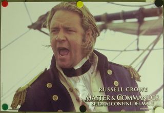 DK73 Master and Commander Russell Crowe 8 Poster Italy