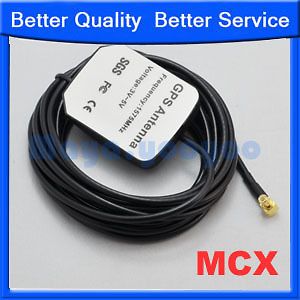 feet gps active antenna mcx male connector adapter 3m