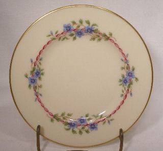 Lenox China Belvidere Pattern Bread Plate Gold Stamp