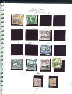 Cyprus Collection 1950 1985 Mixed Mint Used CV $389 20