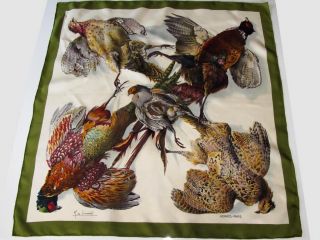   Hermes Twill Scarf Belle Chasse by H de Linares Nice Hunting