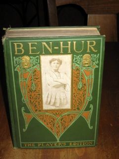 Ben Hur  Tale of Christ by Lew Wallace 1901 Players Edition