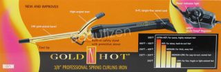 Belson Gold N Hot 3 8 Professional Spring Curling Iron