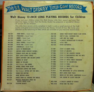   Disney 6 78 Rpm 1962 CINDERELLA bibbidi bobbidi boo 7 VG+ LG 771