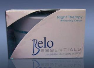 Belo Essentials Night Therapy Cream 50g Plus Belo Whitening Toner Free 