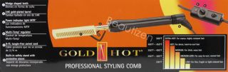 Belson Gold N Hot Professional Styling Hot Comb GH299