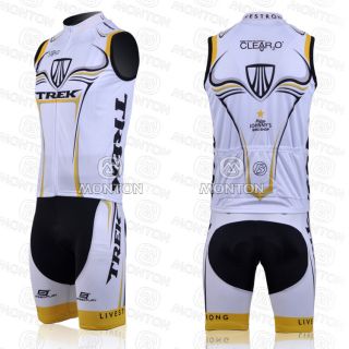 2012 Cycling Bicycle Suit Sleeveless Jersey Bib Shorts Bike Racing Set 