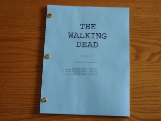   The Walking Dead TV Script Zombie Andrew Lincoln Jon Bernthal
