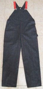 Vintage Bemidji Woolen Mills Wool Overalls Bib Pants Mens Large