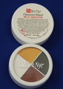 Ben Nye SKELETON Wheel NEW UNUSED HALLOWEEN Pro makeup CHARACTER WHEEL 