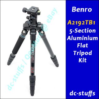 Benro A2192TB1 Alum Flat Tripod Kit 2 QR Plate Package A2692TB1 